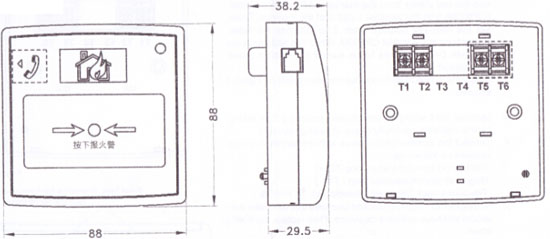 J-SAP-M-M900K手動(dòng)火災(zāi)報(bào)警按鈕