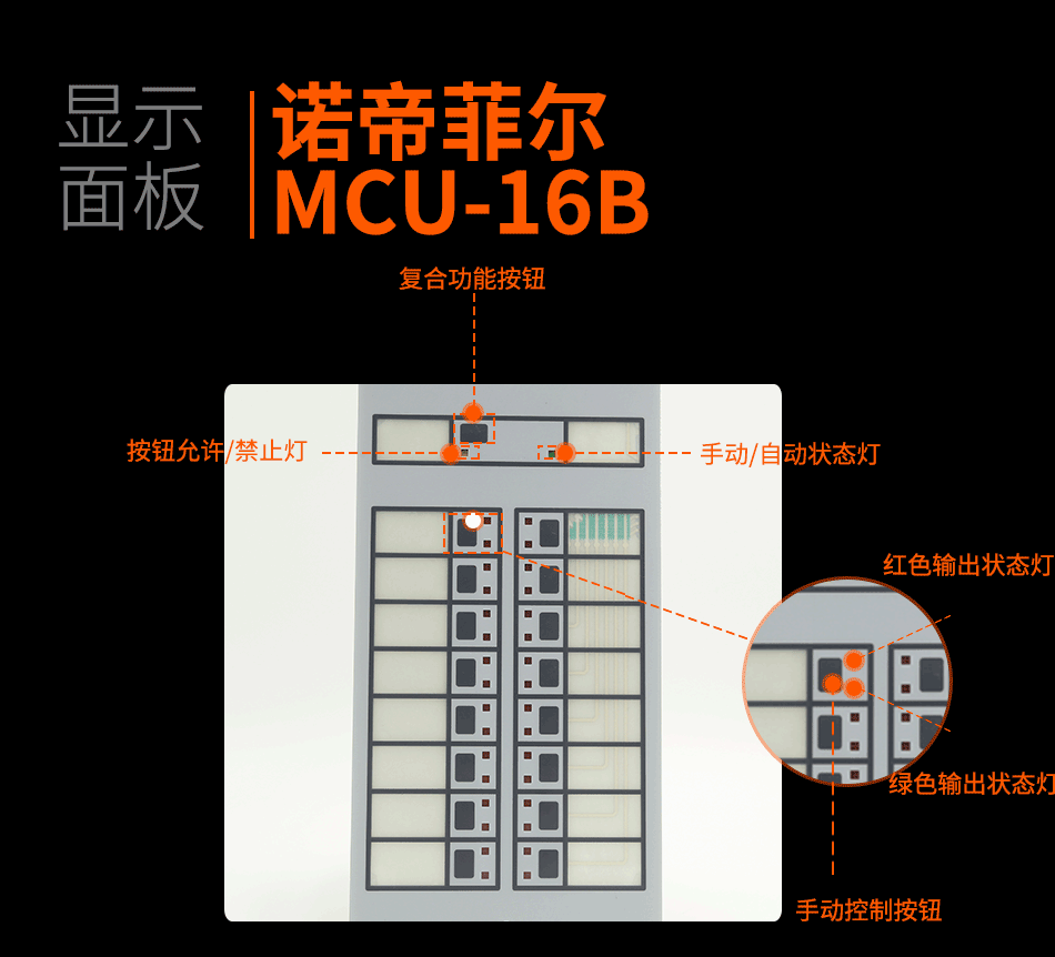 諾帝菲爾MCU-16B總線手動控制單元